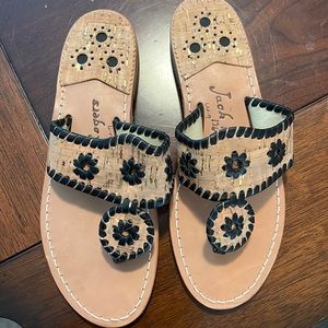 Jack Rogers sandals. Never worn. Size 6.5